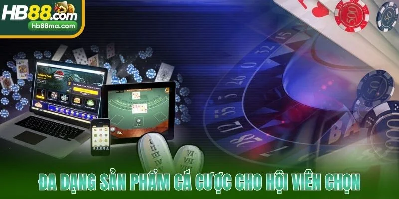 Đa dạng sản phẩm cá cược cho hội viên chọn