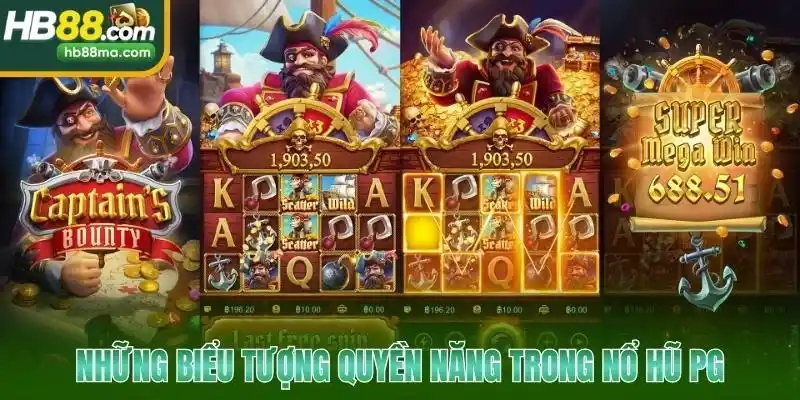 Những biểu tượng quyền năng trong nổ hũ PG