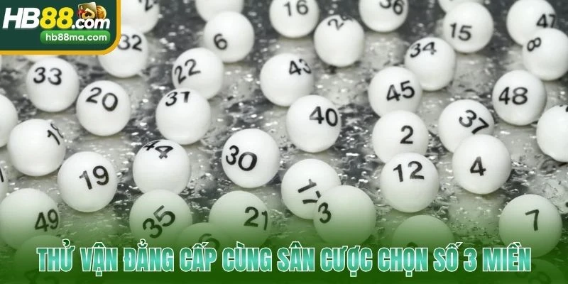 Thử vận đẳng cấp cùng sân cược chọn số 3 miền
